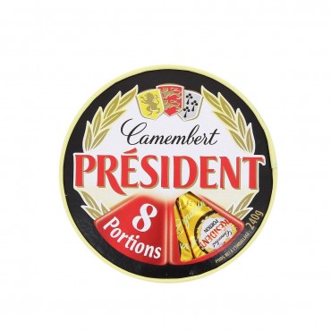 PRESIDENT CAMEMBERT 45% PORCIONES 250GR