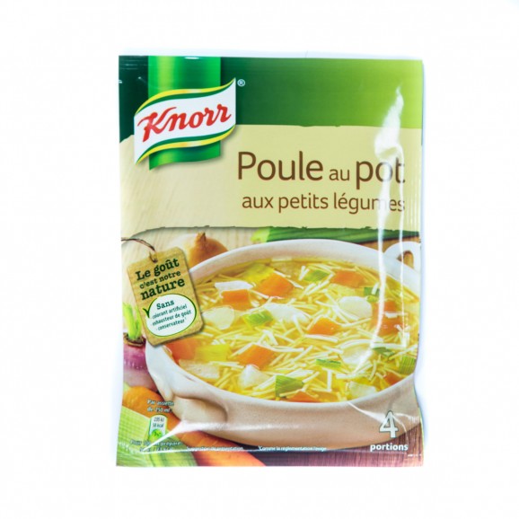 Sopa de pollastre i llegums, 72 g. Knorr