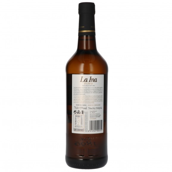 Jerez fino y seco, 75 cl. La Ina