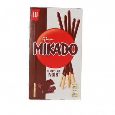 Mikados au chocolat noir, 75 g. LU
