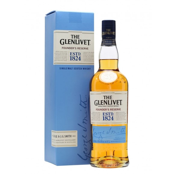Whisky de malta reserva, 1 l. Glenlivet Founders