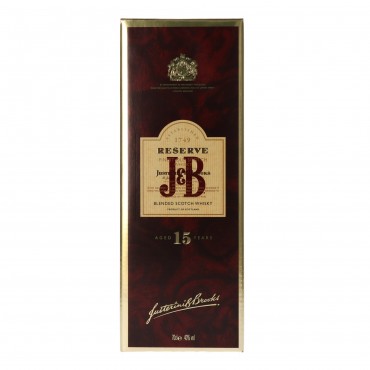 Whisky escocès de 15 anys, 70 cl. J&B