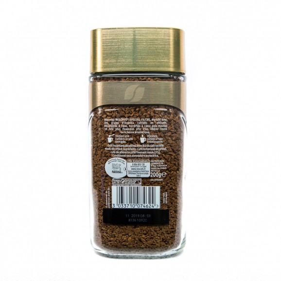 Cafè especial filtre descafeïnat, 200 g. Nescafé