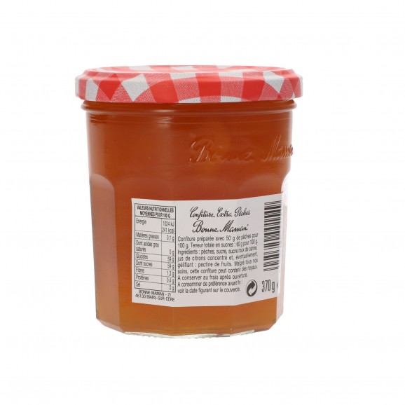 Confitura de melocotón, 370 g. Bonne Maman