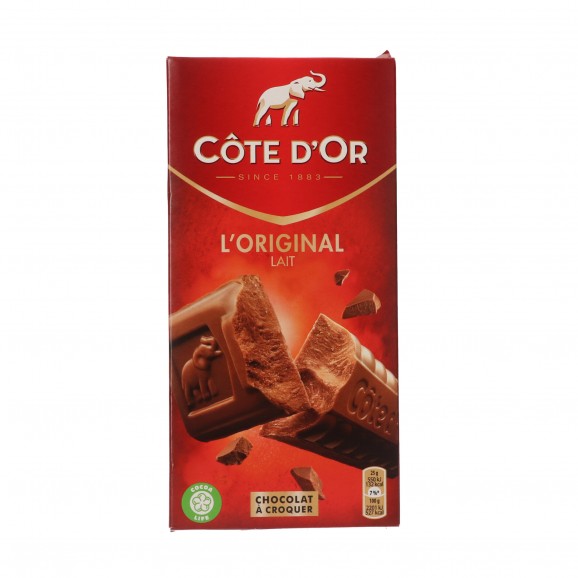 Chocolat au lait, 200 g. Côte D'Or