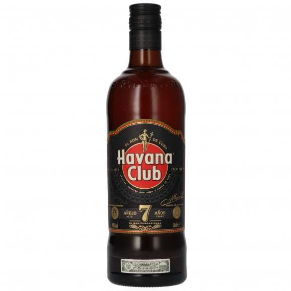 Rhum brun 7 ans d'âge, 70 cl. Havana Club
