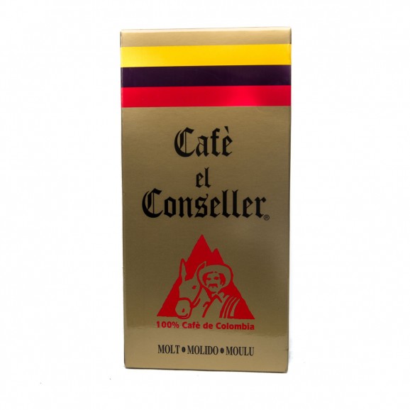 Café molido de Colombia, 250 g. Conseller