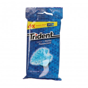 Xiclets de menta, 4 unitats de 14,5 g. Trident