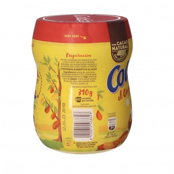COLA CAO CACAO SOLUBLE 310 GR.