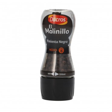 Moulin à poivre noir, 35 g. Ducros