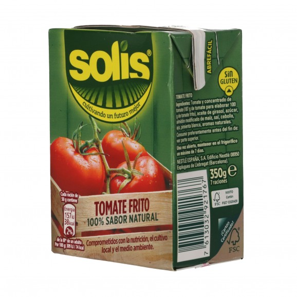 Salsa de tomàquet fregit, 350 g. Solis