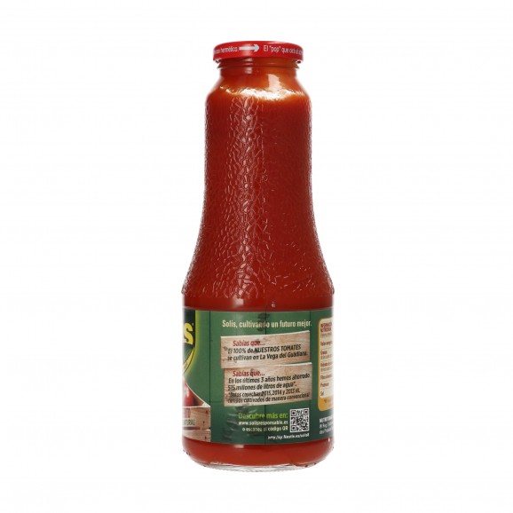 Salsa de tomate frito, 725 g. Solis