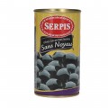 Olives noires dénoyautées, 300 g. Serpis