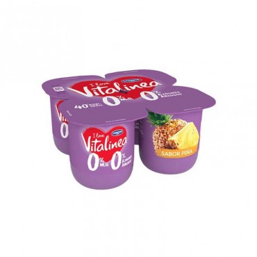 DANONE VITALINEA SABOR PIÑA 125G X 4U.