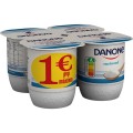 Iogurt natural, 4 unitats de 125 g. Danone