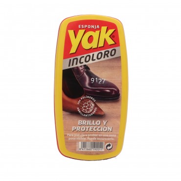 Esponja para zapatos incolora, 1 unidad. Yak