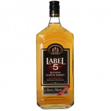 Whisky escocès, 1 l. Label 5