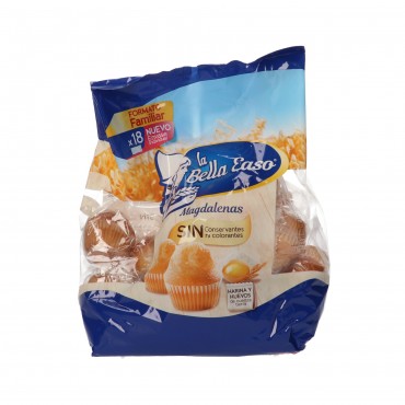 Magdalenes, 18 unitats 522 g. Bella Easo