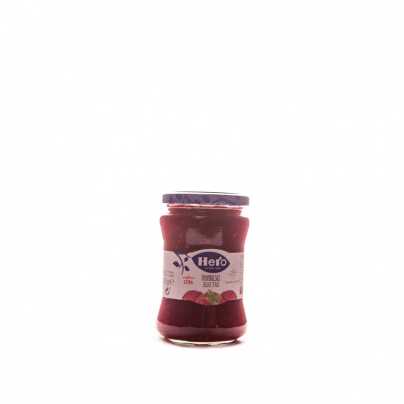 Confiture de framboises, 345 g. Hero
