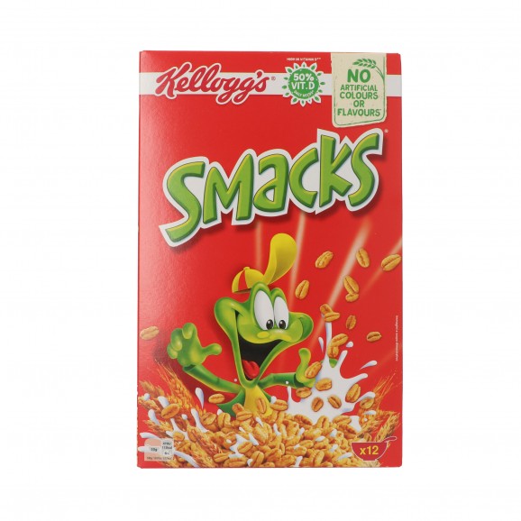Cereals de blat i mel Smacks, 375 g. Kellogg´s