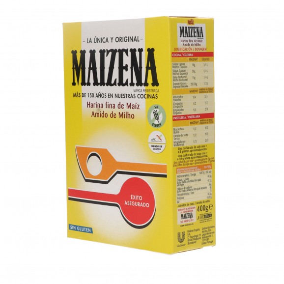 Harina de maíz, 400 g. Maizena