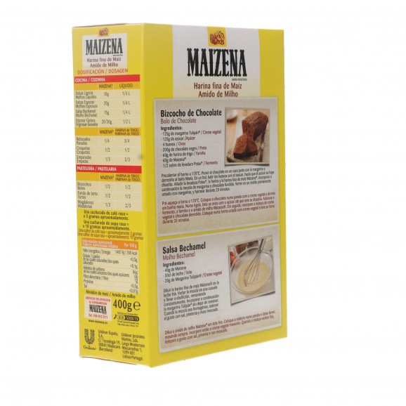 Harina de maíz, 400 g. Maizena