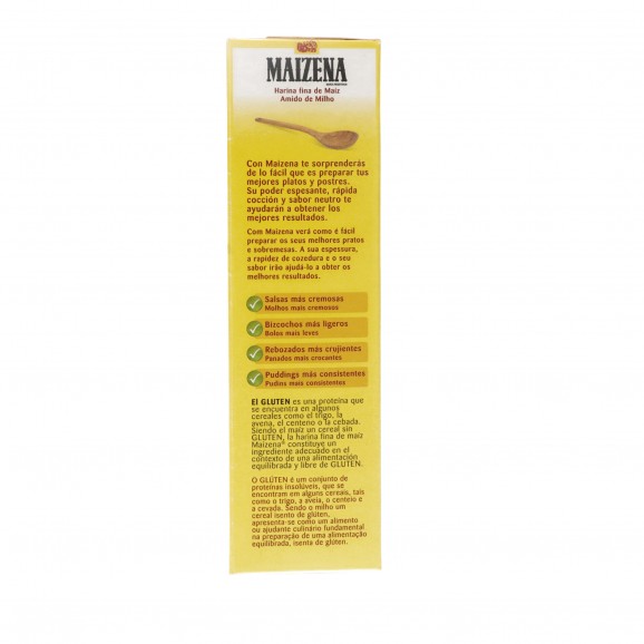 Harina de maíz, 400 g. Maizena