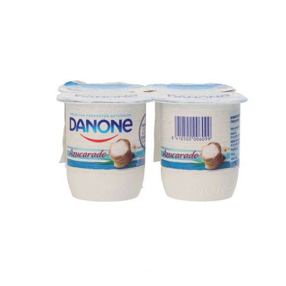 Iogurt natural ensucrat, 4 unitats de 125 g. Danone