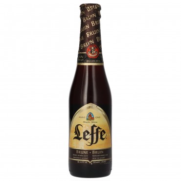 Cervesa negra, 33 cl. Leffe