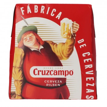 Bière, 6 unités de 25 cl. Cruzcampo