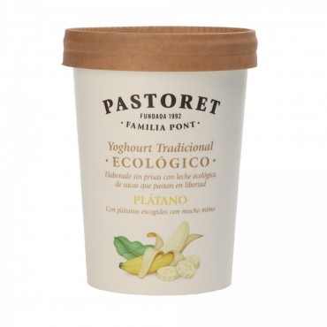 PASTORET YOGUR PLATANO ECOLOGICO 500G