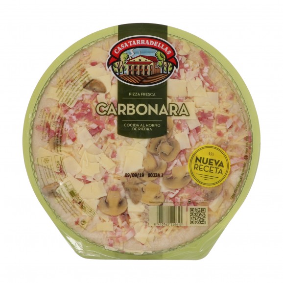 Pizza carbonara, 400 g. Tarradellas