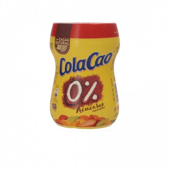 Chocolate en polvo soluble light 0 %, 300 g. Cola Cao