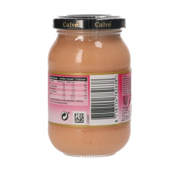 Salsa rosa, 225 ml. Calve