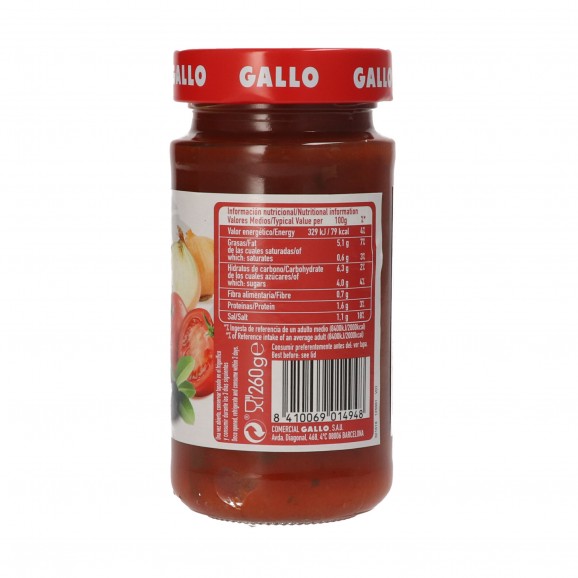 Salsa siciliana, 230 g. Gallo