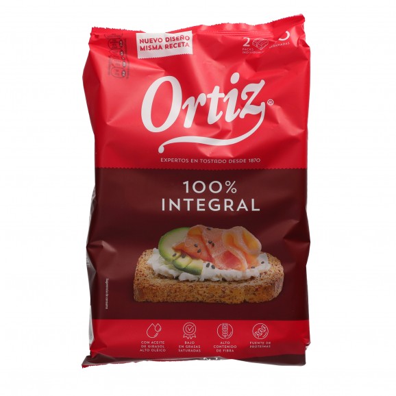 ORTIZ TOSTADAS INTEGRAL 320G