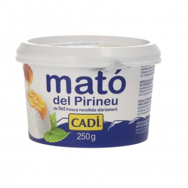 Mató del Pirineu, 250 g. Cadi