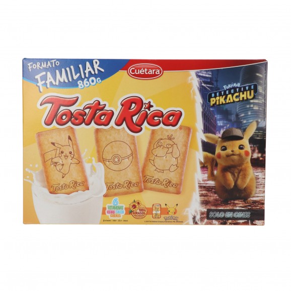 Galletas Tosta Rica, 860 g. Cuétara