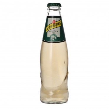 Gasosa amb gingebre Ginger Ale, 25 cl. Schweppes