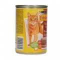 Aliment pour chat au b?uf et au foie, 400 g. Friskies