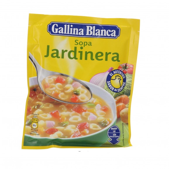 Sopa jardinera, 71 g. Gallina Blanca