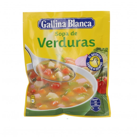 Sopa de verdures, 51 g. Gallina Blanca