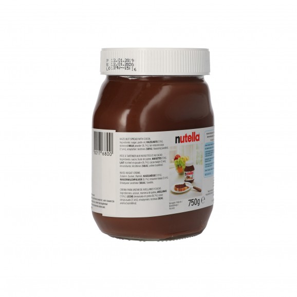 Crema de cacao, 750 g. Nutella
