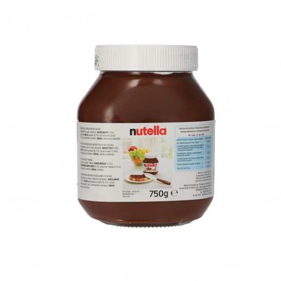 Crema de cacao, 750 g. Nutella