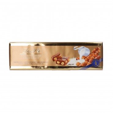 Xocolata amb llet i avellanes, 300 g. Lindt