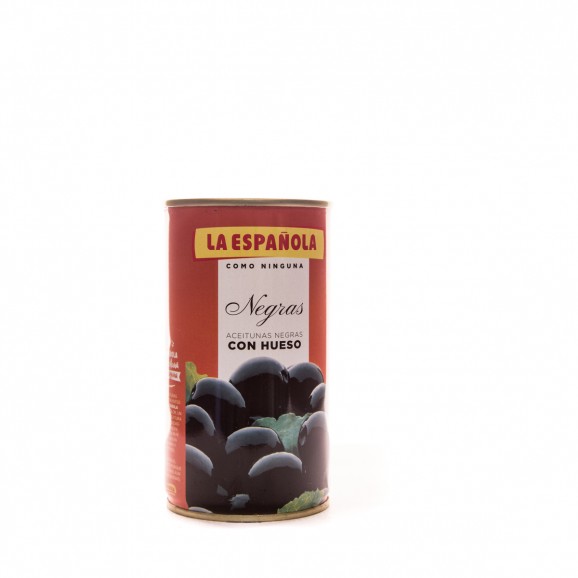 Olives noires avec noyau, 350 g. La Española