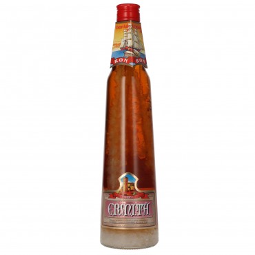 Rom Ermita gebrat, 50 cl. Destil·leries el Serrat