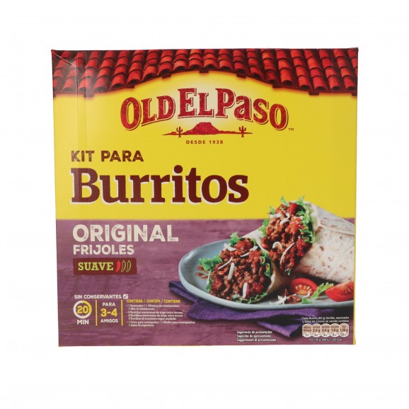 Paquete de burritos Dinner Kit, 500 g. Old El Paso