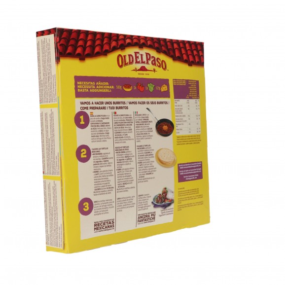 Paquete de burritos Dinner Kit, 500 g. Old El Paso