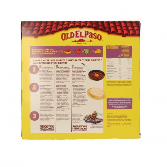 Paquete de burritos Dinner Kit, 500 g. Old El Paso